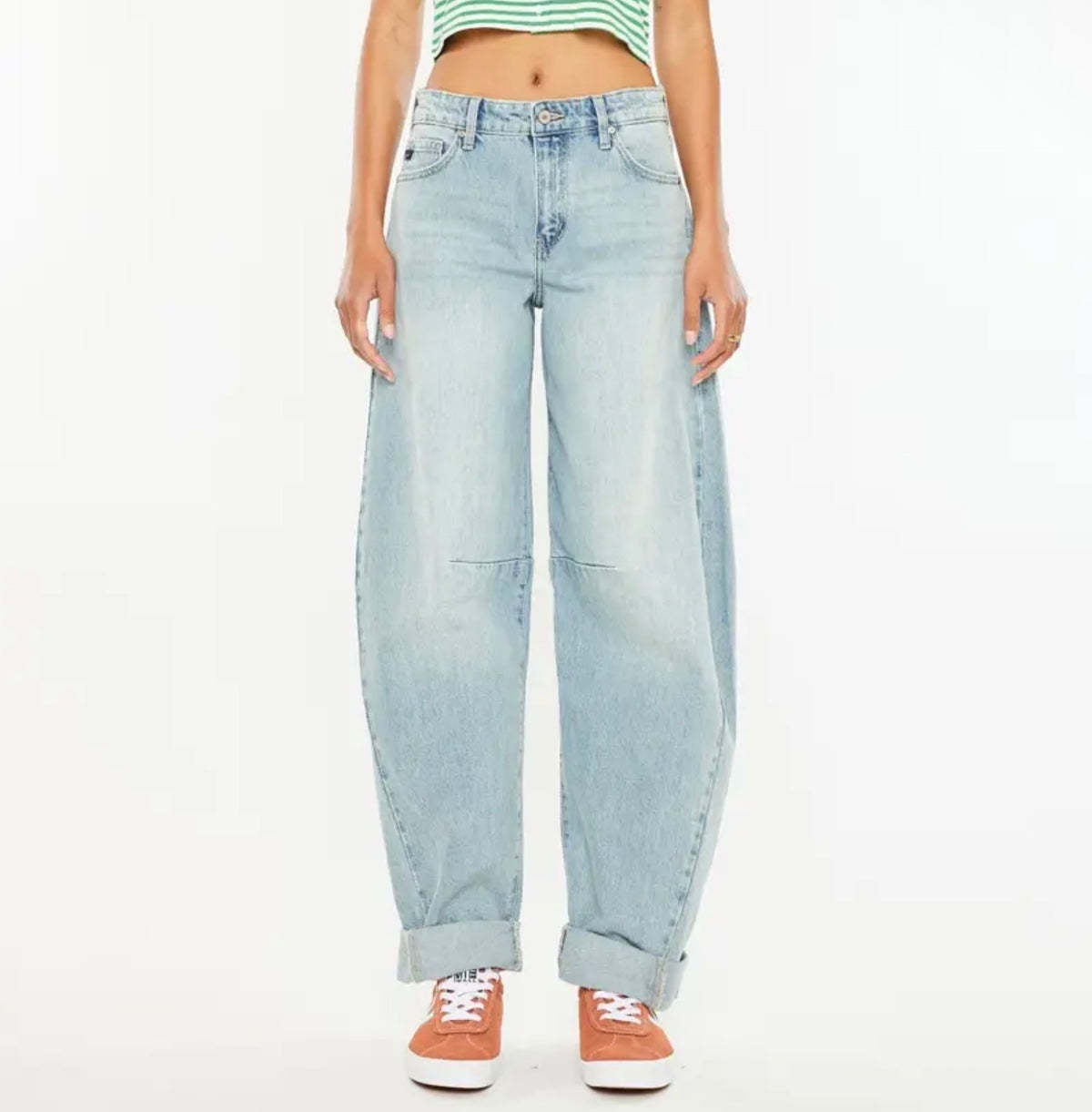 KanCan Low Slung Horseshoe Jean