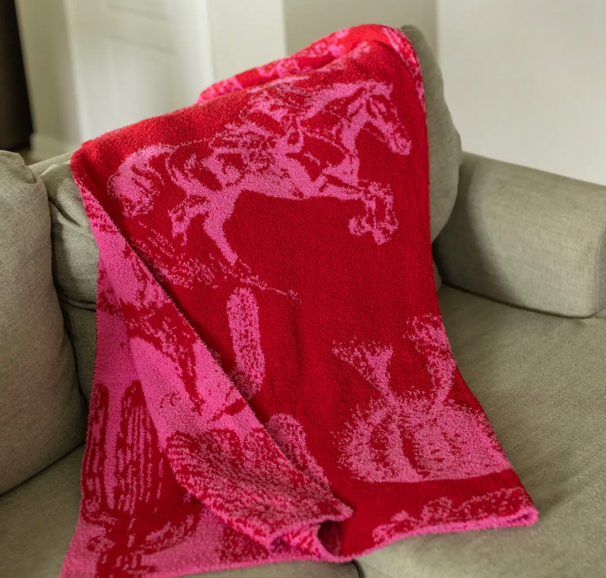 Cactus Cowgirl Blanket