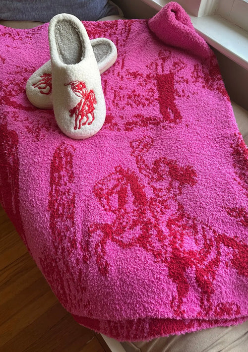 Cactus Cowgirl Blanket