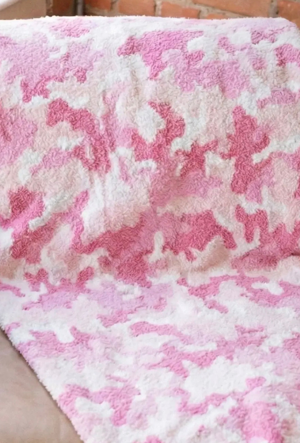 Pink Camo Blanket