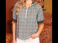 Half Zip Blouse