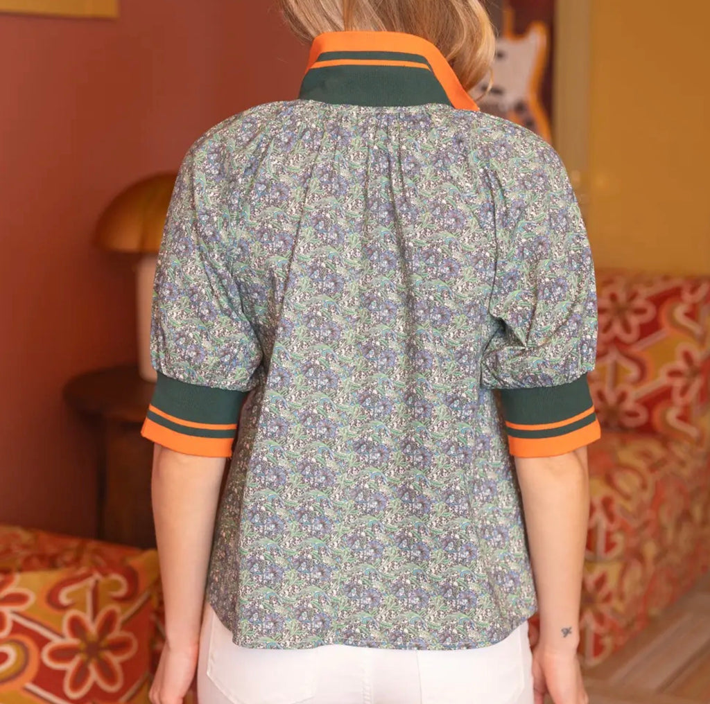 Half Zip Blouse