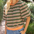 Bubble Sleeve Blouse