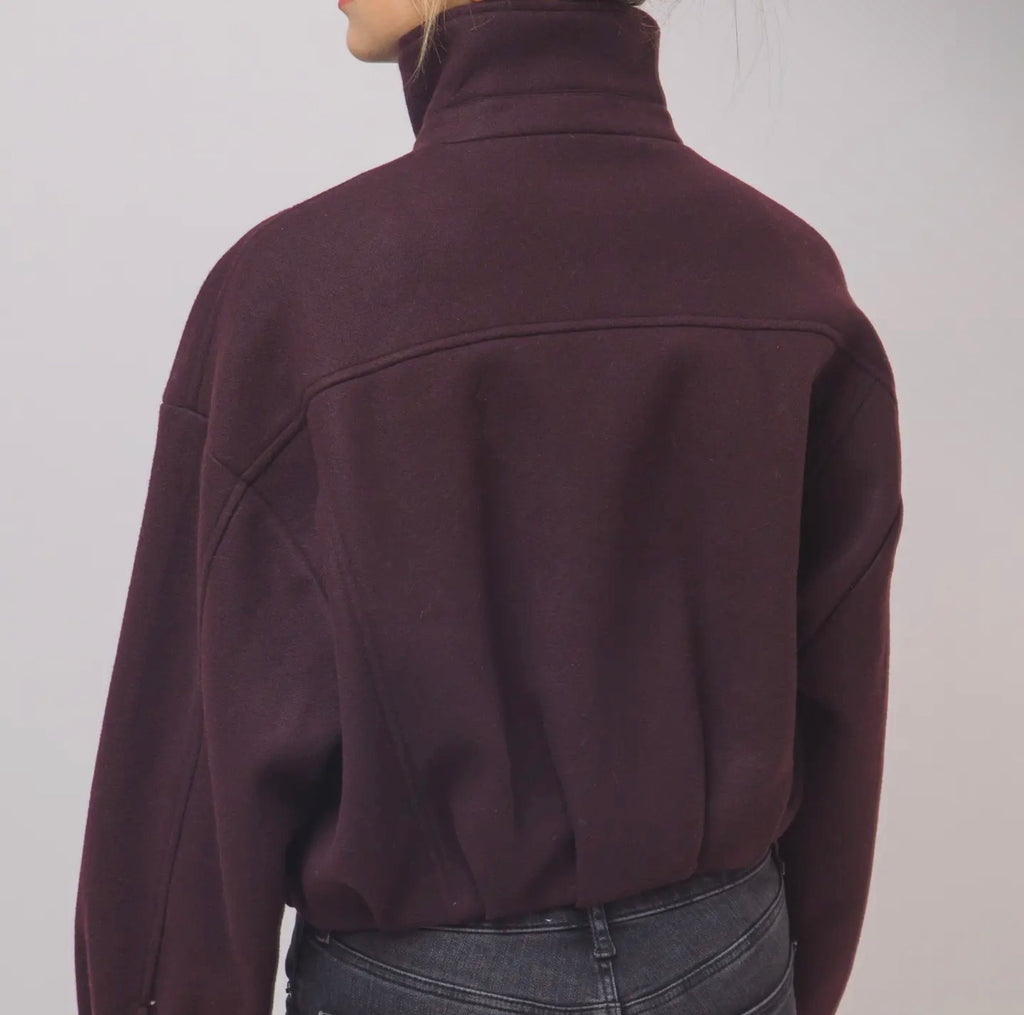 Wool-blend Utility Jacket
