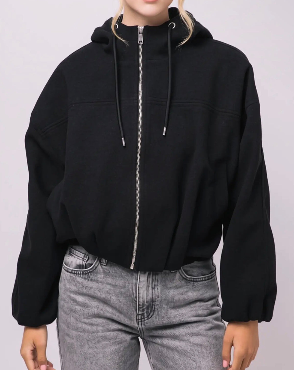 Hooded Bomber Jacket