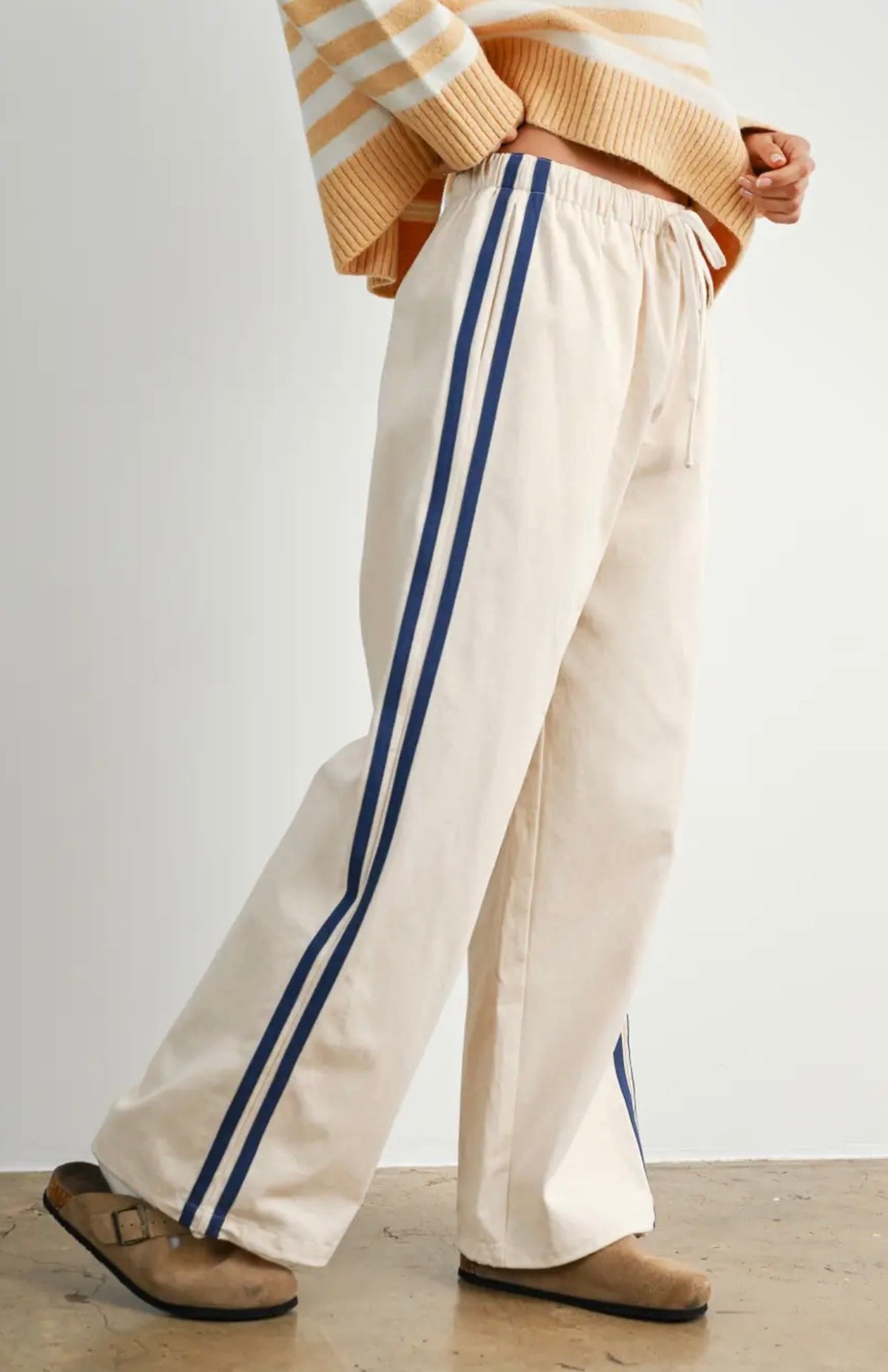 Wide Leg Track Pants