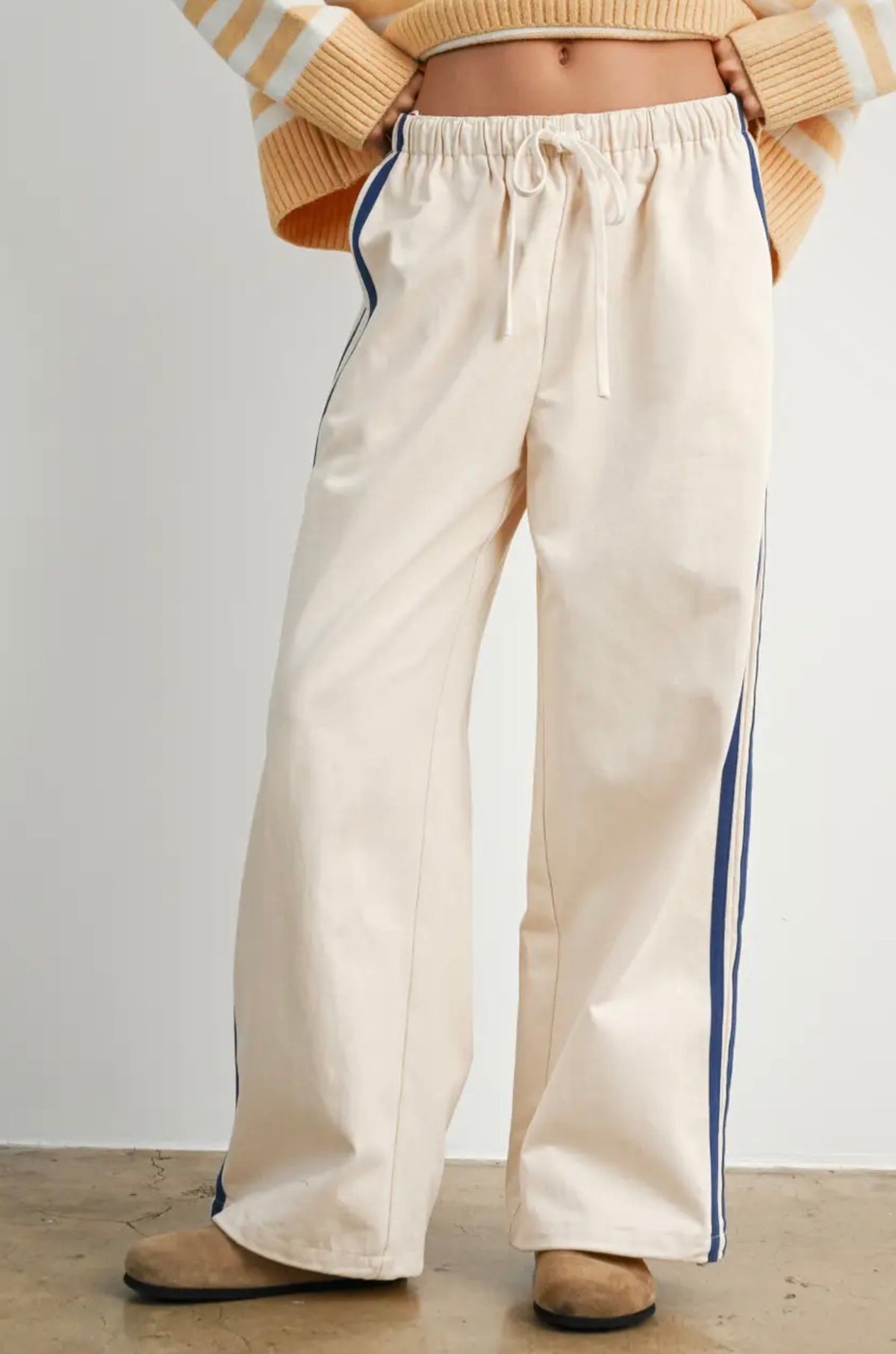 Wide Leg Track Pants