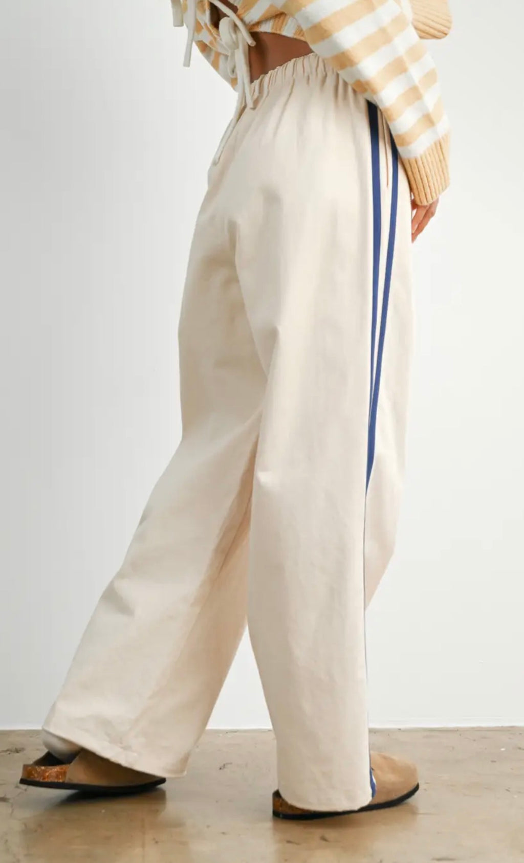 Wide Leg Track Pants