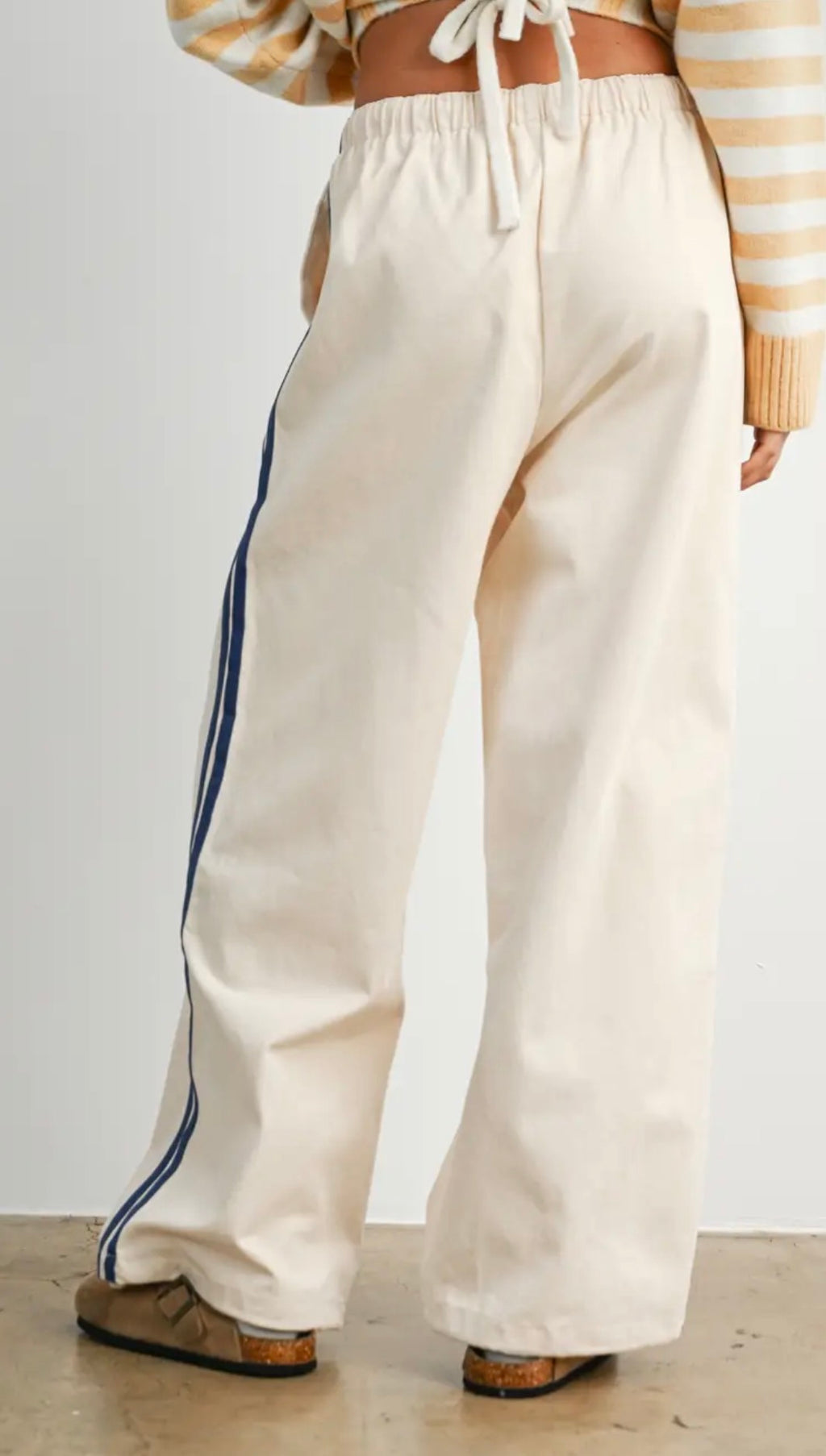 Wide Leg Track Pants