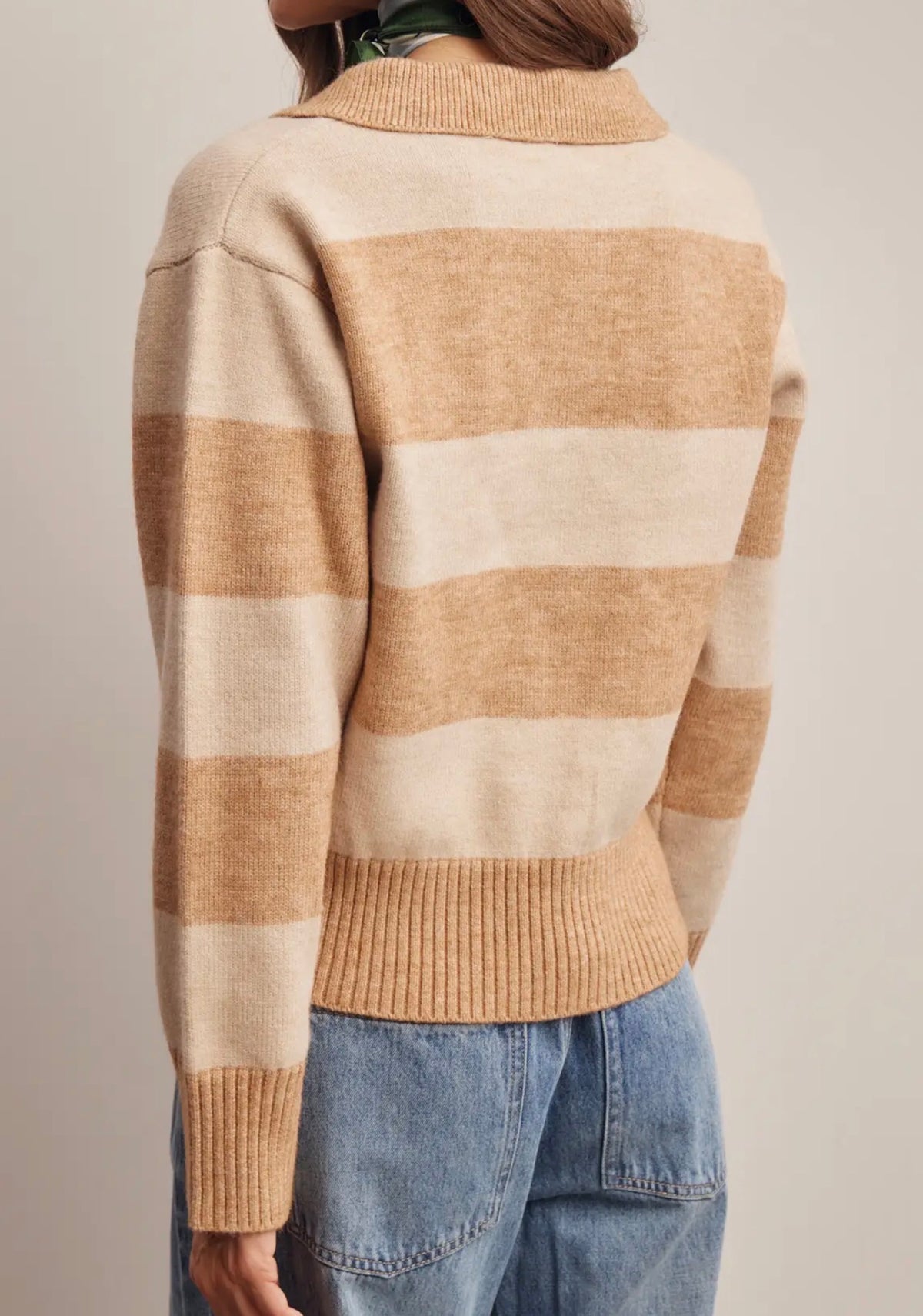 Collard Knit Sweater