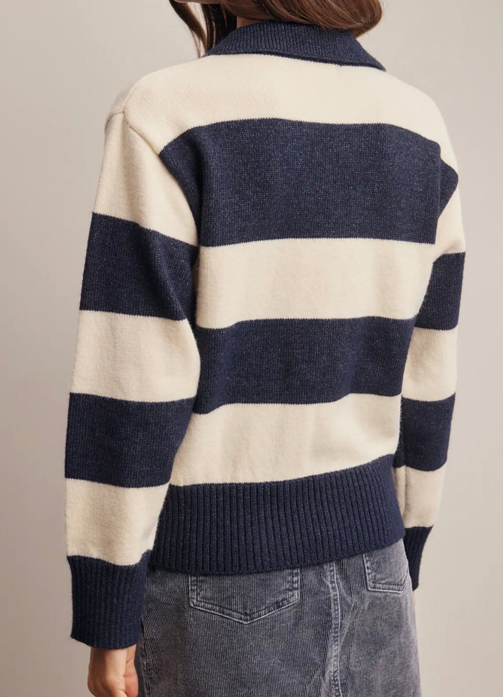 Collard Knit Sweater