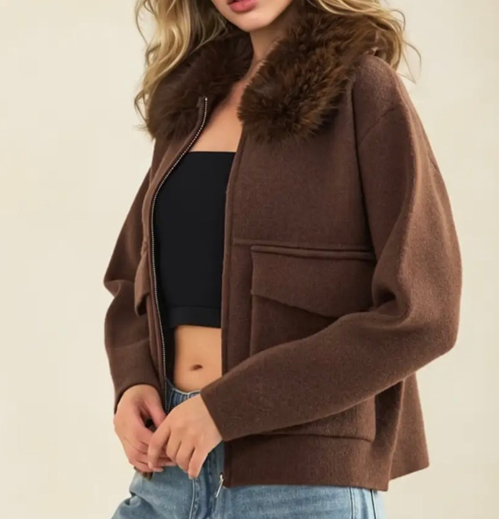 Luxe Faux Fur Jacket