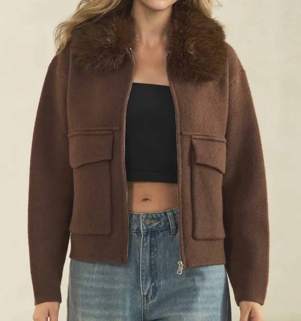 Luxe Faux Fur Jacket