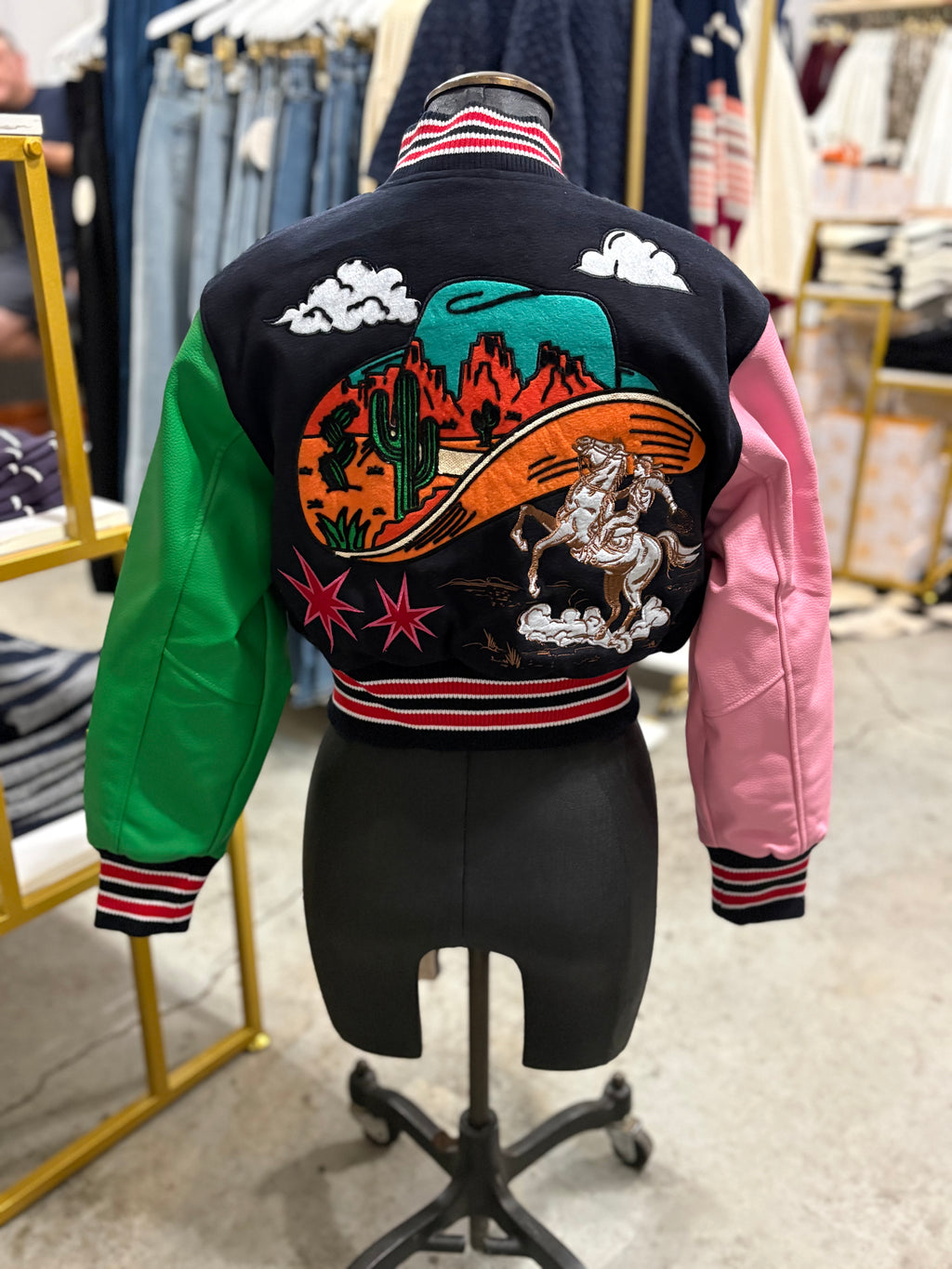 Wild and Free Varsity Jacket