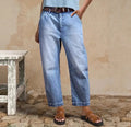 Wide Leg Casual Jeans