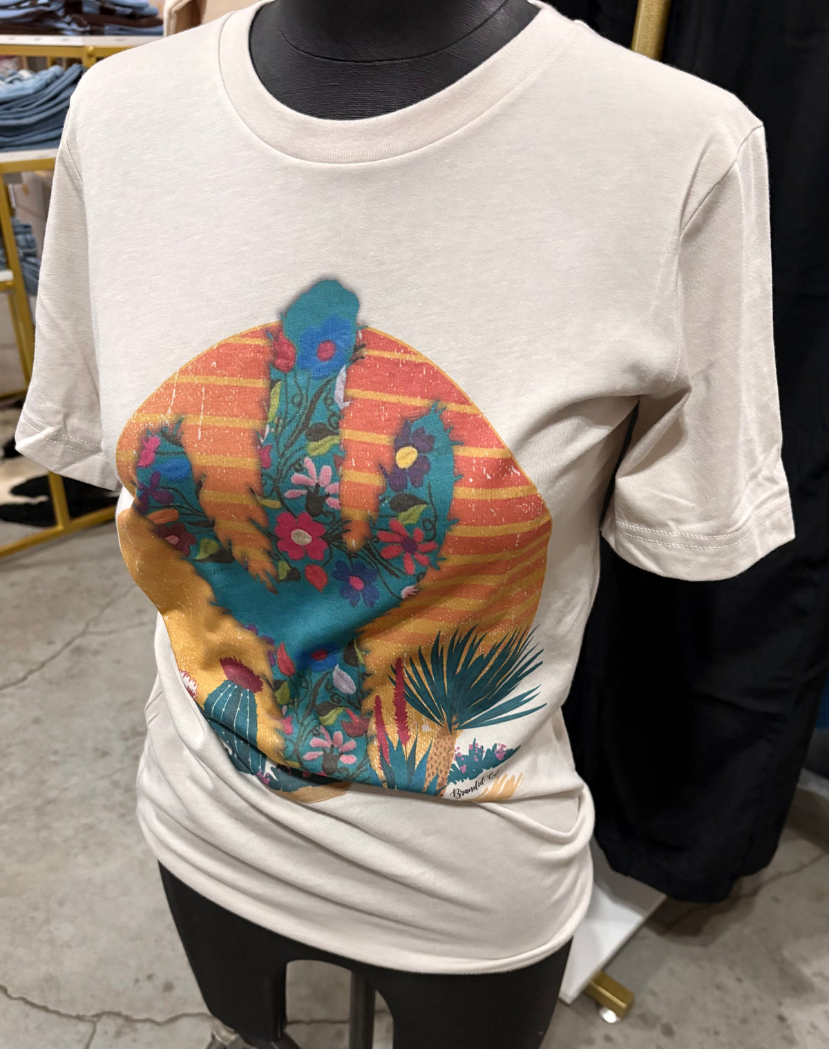 Floral Cactus Tee