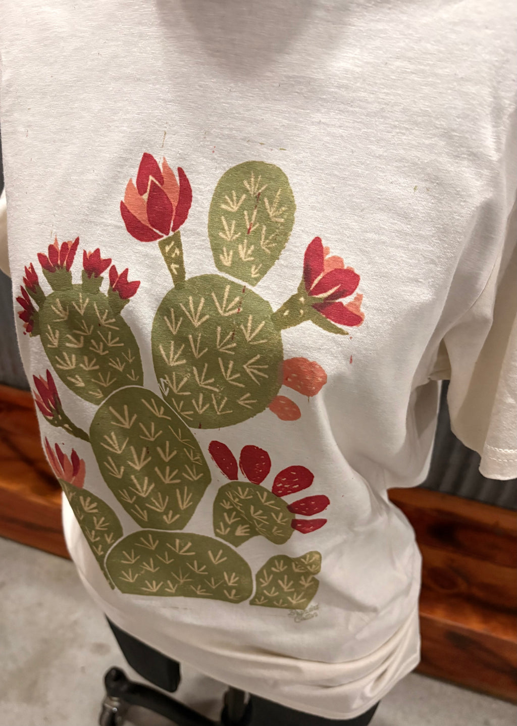 Distressed Cactus Tee