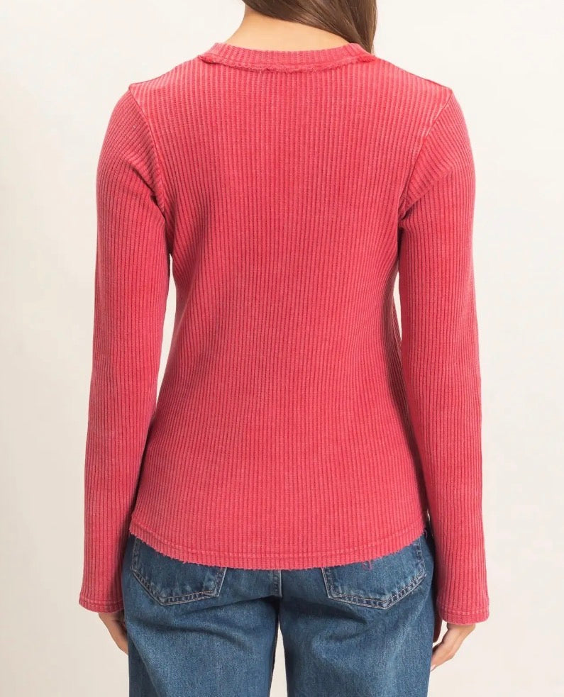 Mineral Wash Long Sleeve