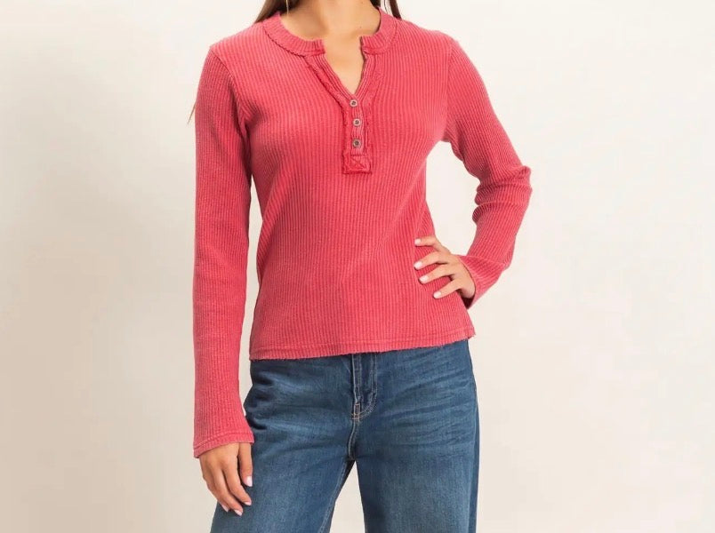Mineral Wash Long Sleeve
