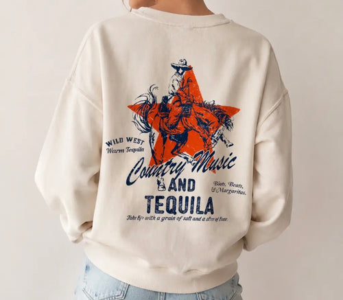 Country Music & Tequila Sweatshirt