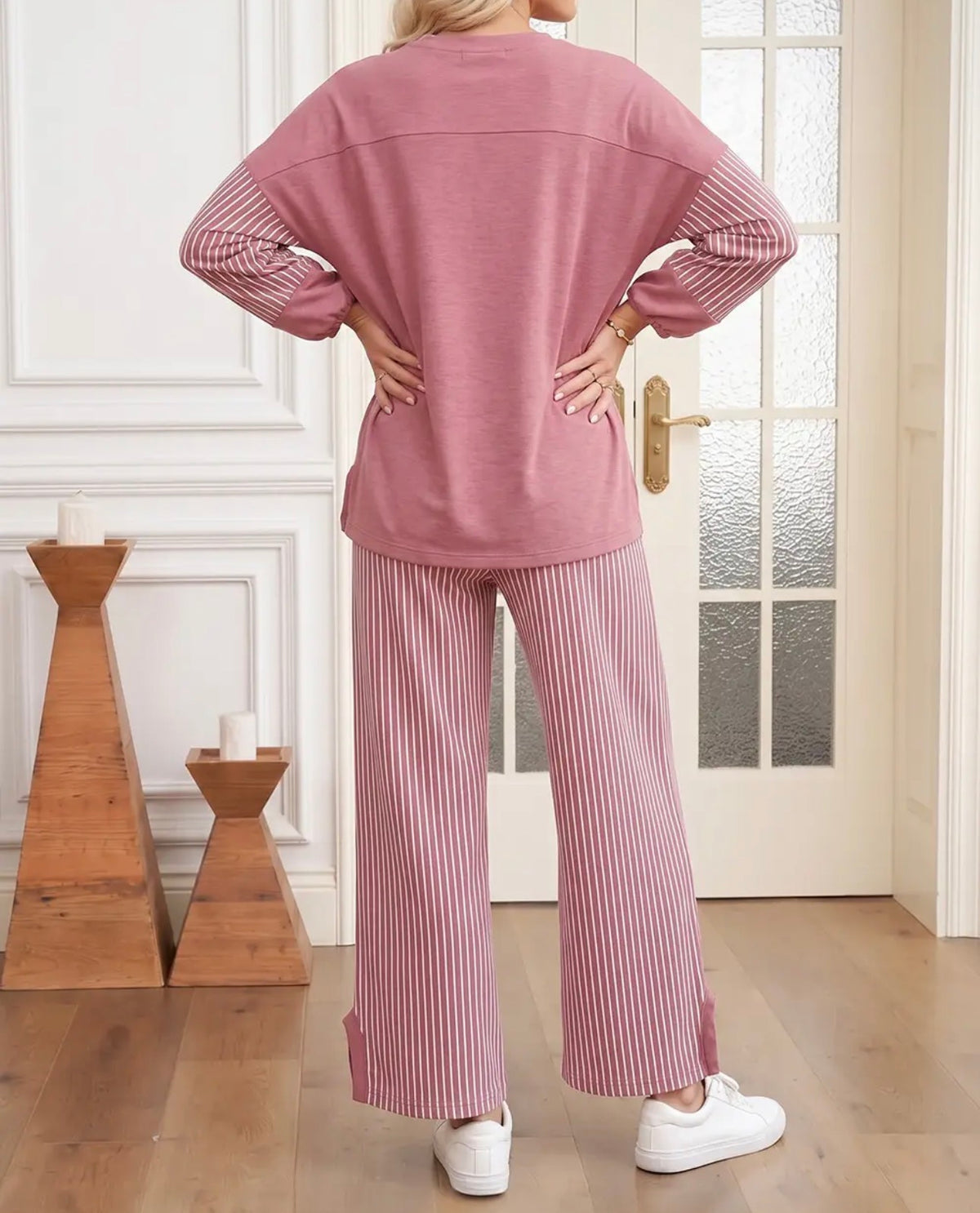Striped Lounge Set